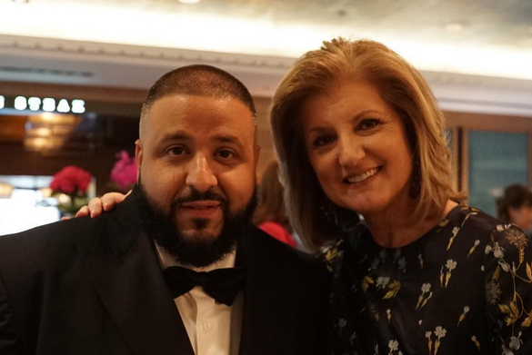 Arianna Huffington took DJ Khaled to this year's White House Correspondents' Association dinner event Saturday evening. (Photo courtesy of DJ Khaled, via Instagram)