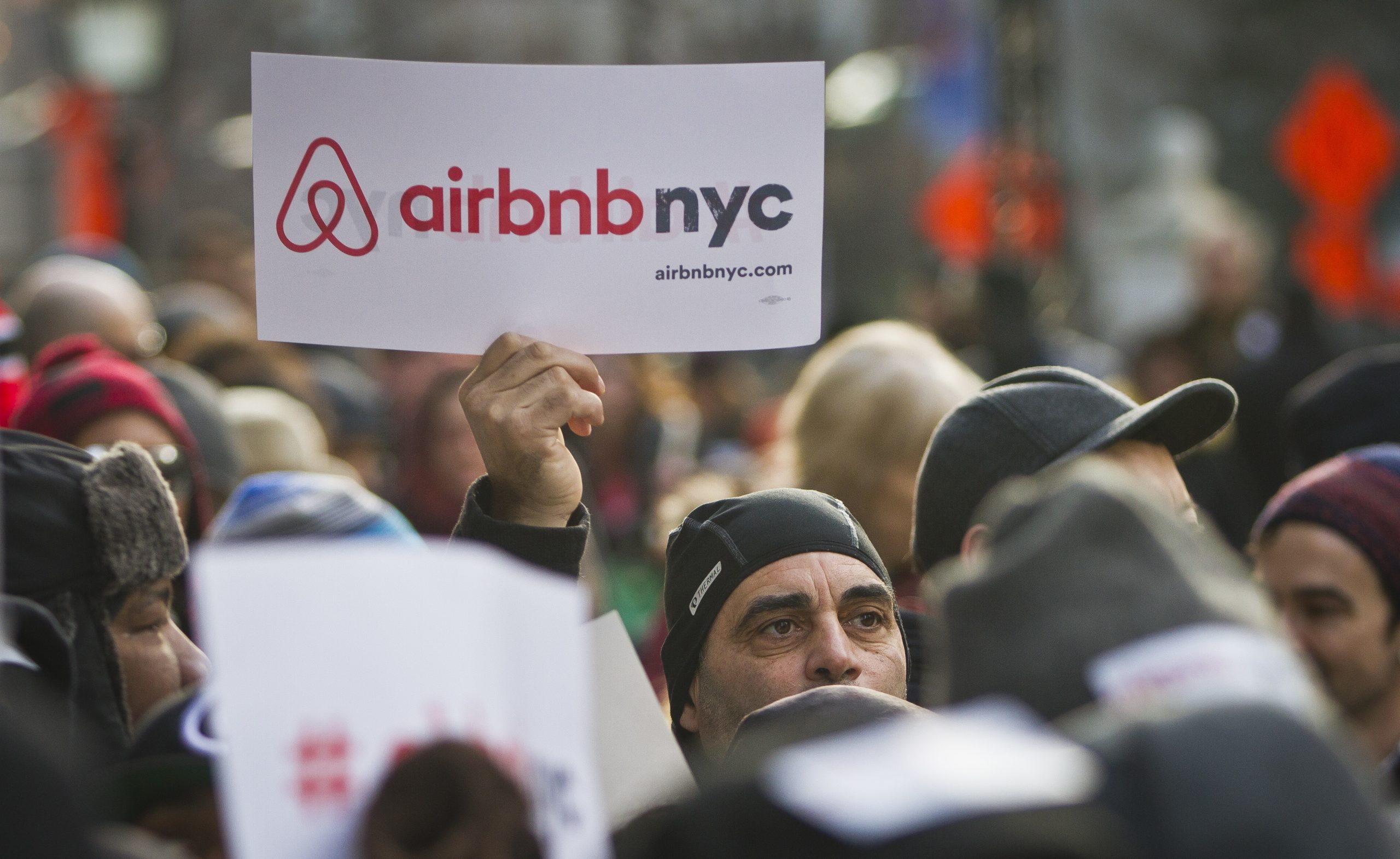 Warren, Feinstein go after Airbnb for hotel lobby