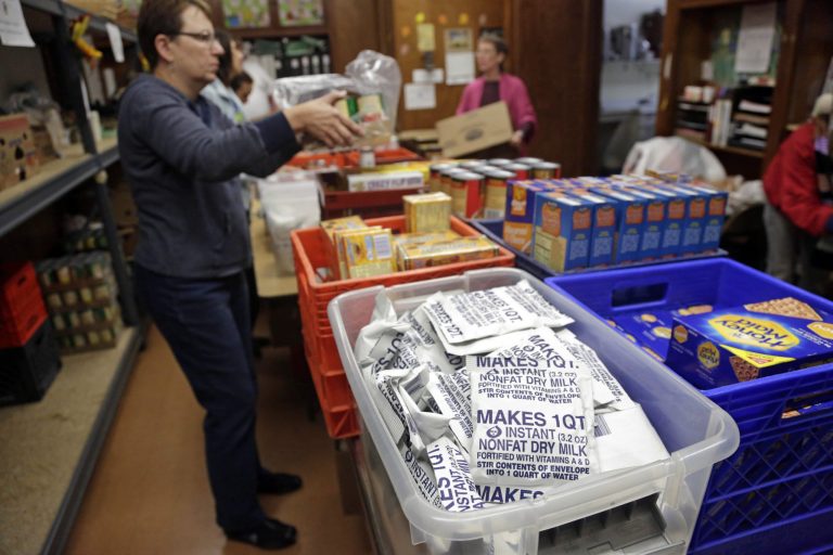 The number of people on food stamp rolls in Missouri has dropped since the state switched to a centralized processing system and slashed most in-person help for people seeking public assistance. (AP/M. Spencer Green)