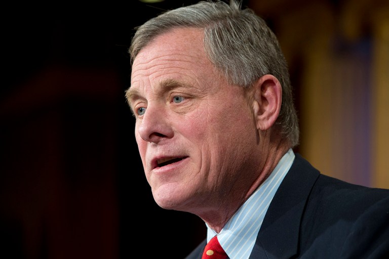 Asked about the Clinton campaign's accusation that Burr leaked the contents of the IG's letter, Burr was blunt: 