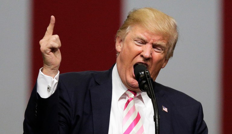 The president's rhetoric against North Korea has escalated in recent months as the rogue regime has continued with its missile and nuclear tests despite additional sanctions. (AP Photo/Brynn Anderson, File)