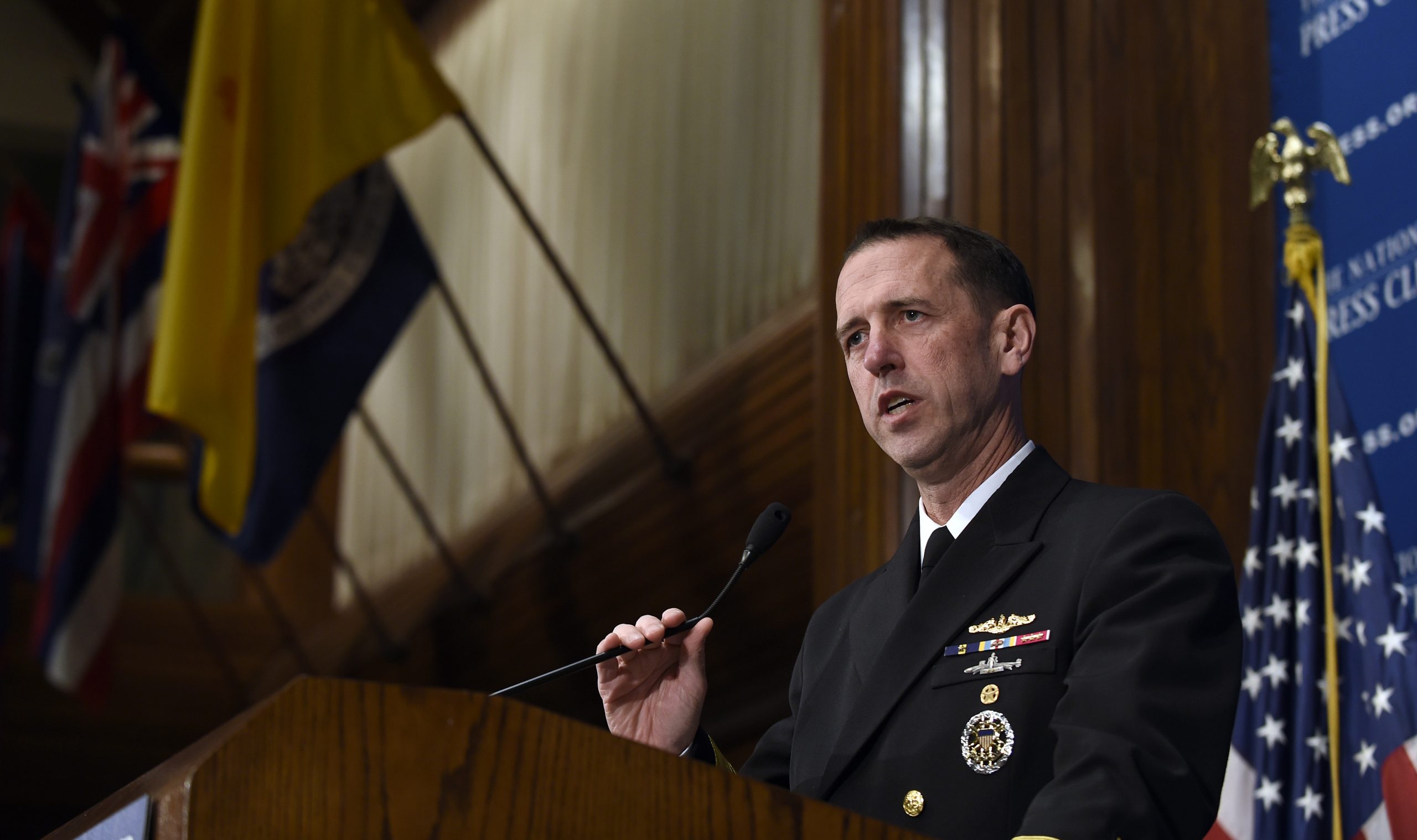 Navy chief says era of peace at sea is over