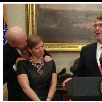 Biden Gets Handsy, Again