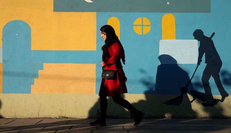 Women across Iran have been protesting Iran's compulsory hijab laws on Enghelab Street in Tehran. (AP Photo/Ebrahim Noroozi)