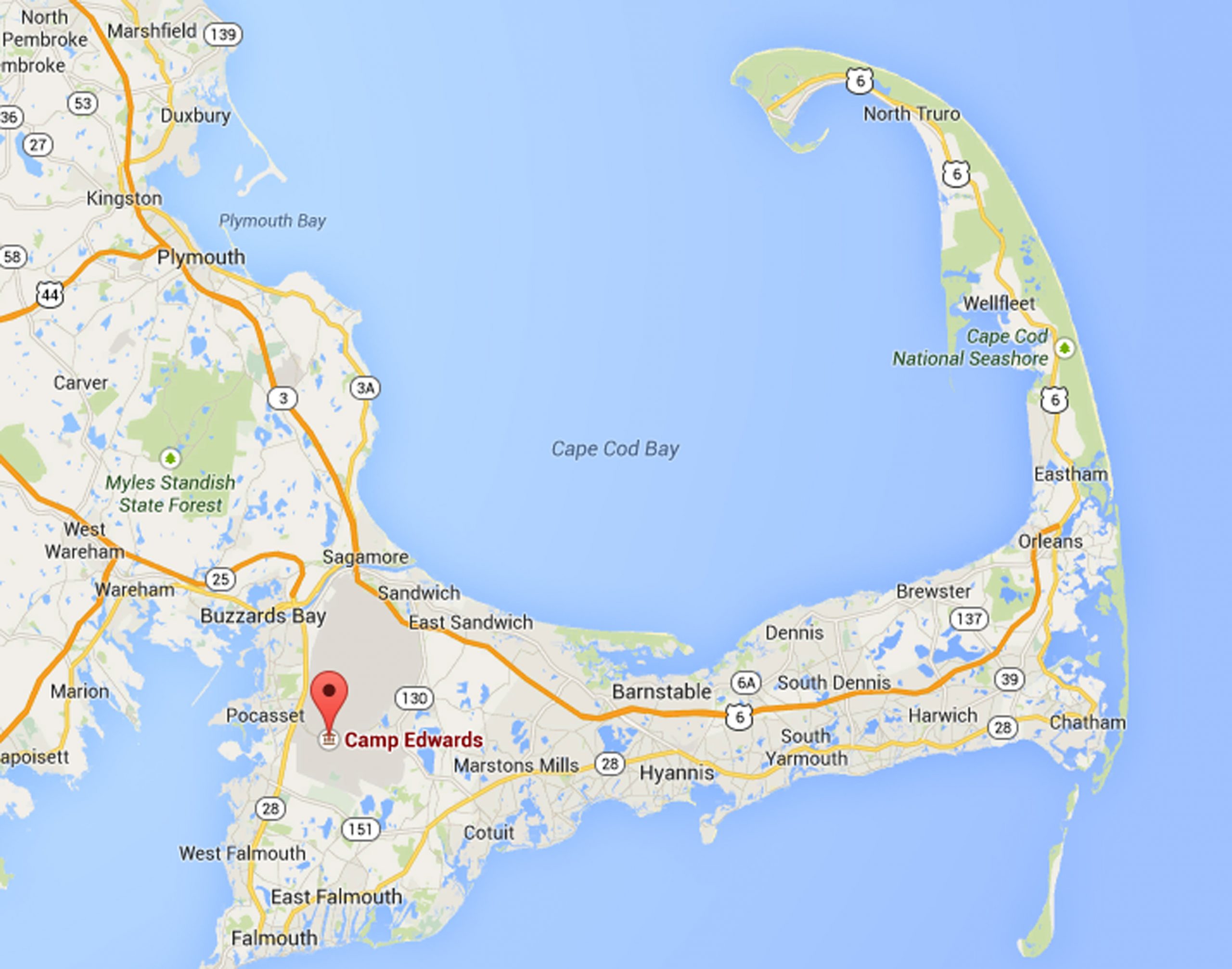 Three Afghan officers go missing in Cape Cod