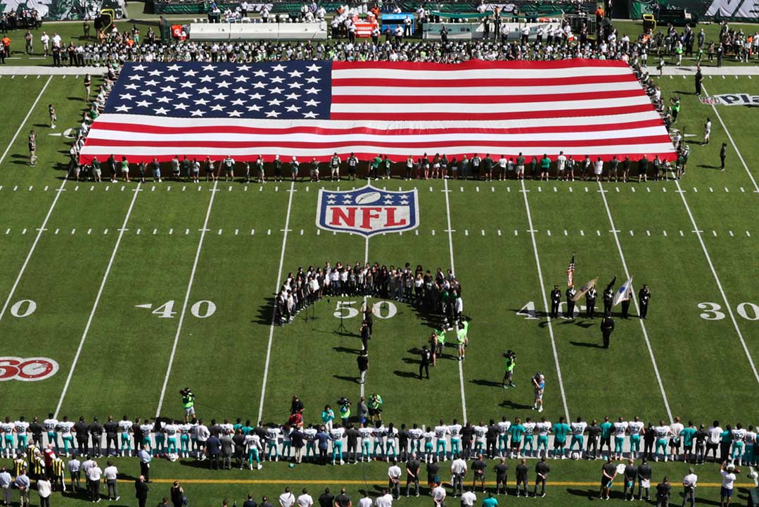 ‘Should they be able to call themselves Americans?’ Trump country responds to national anthem protesters