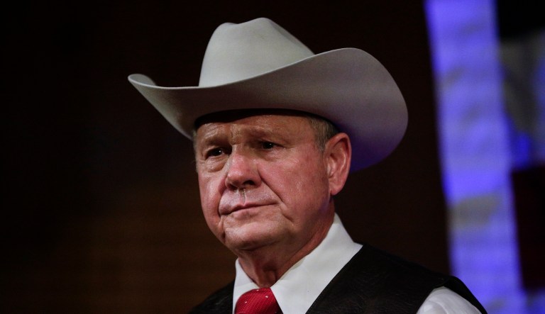 Failed Alabama Republican Senate candidate Roy Moore refused to concede after he was defeated by Democrat Doug Jones last year. 