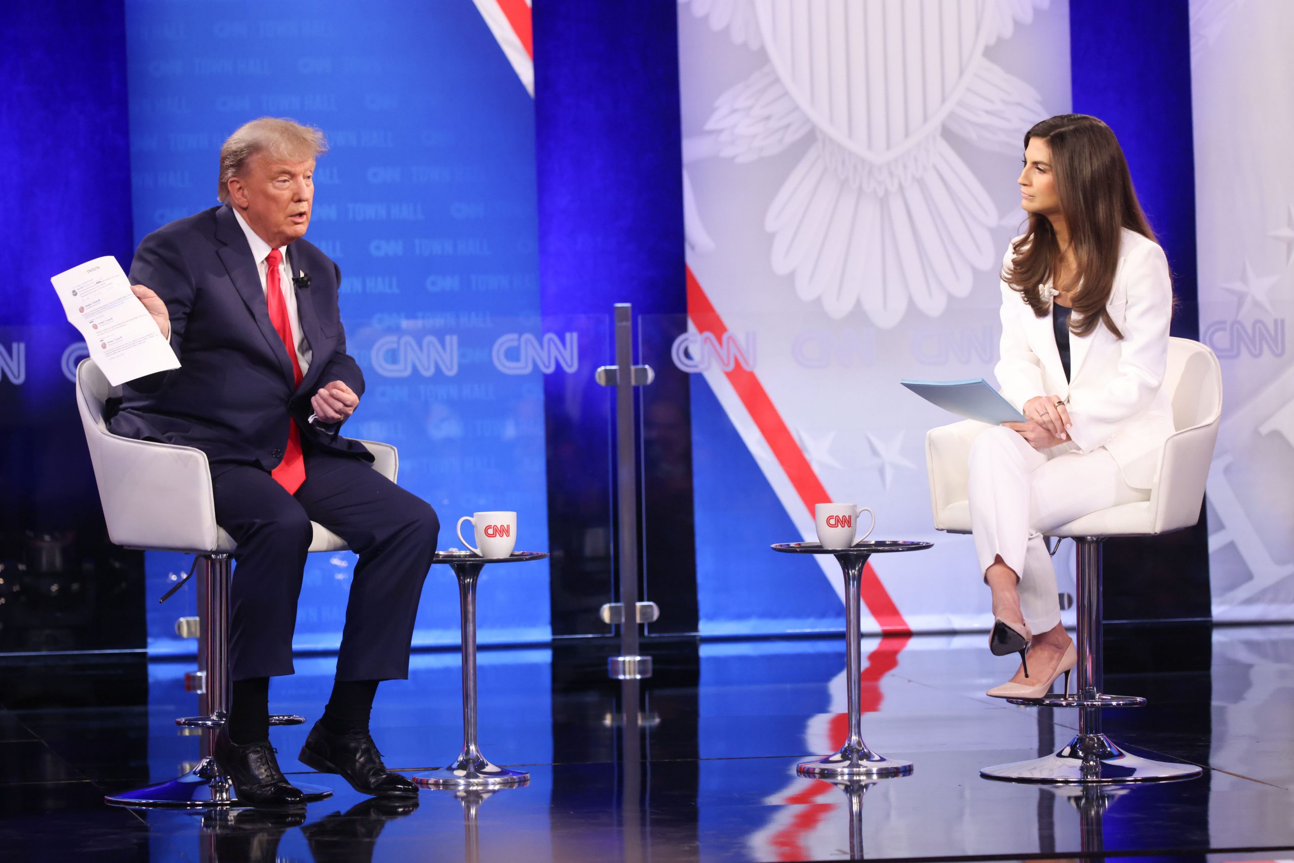 Trump blasted as ‘puppet of Putin’ and ‘coward’ for CNN town hall remarks