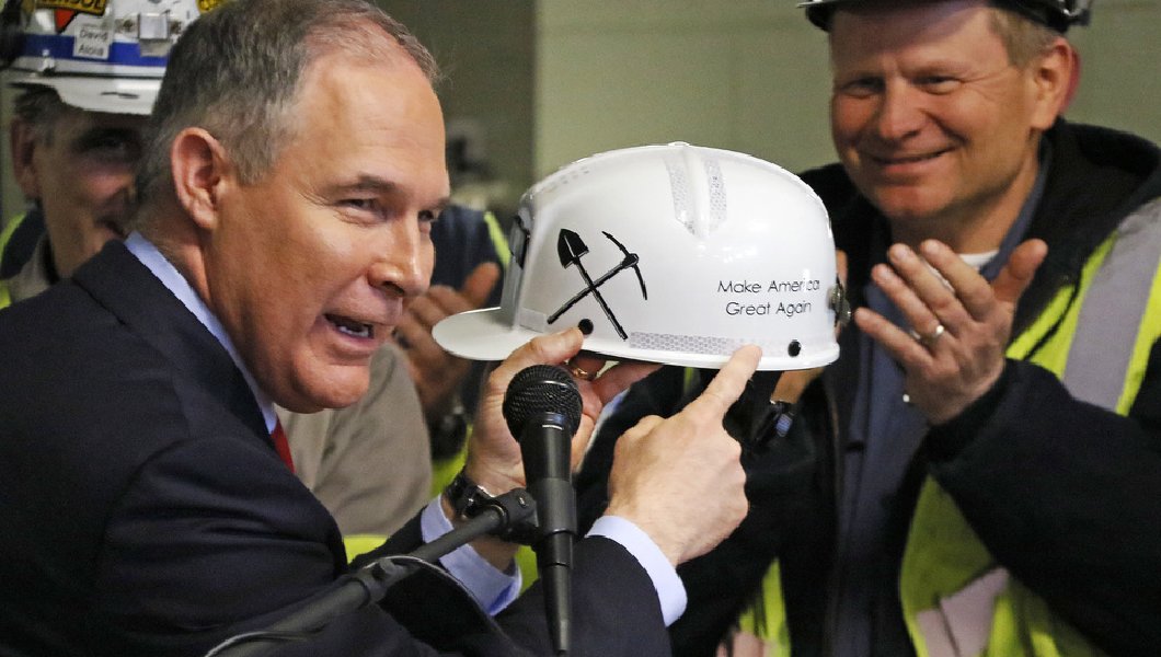 Pruitt loosens Obama’s rules on coal waste