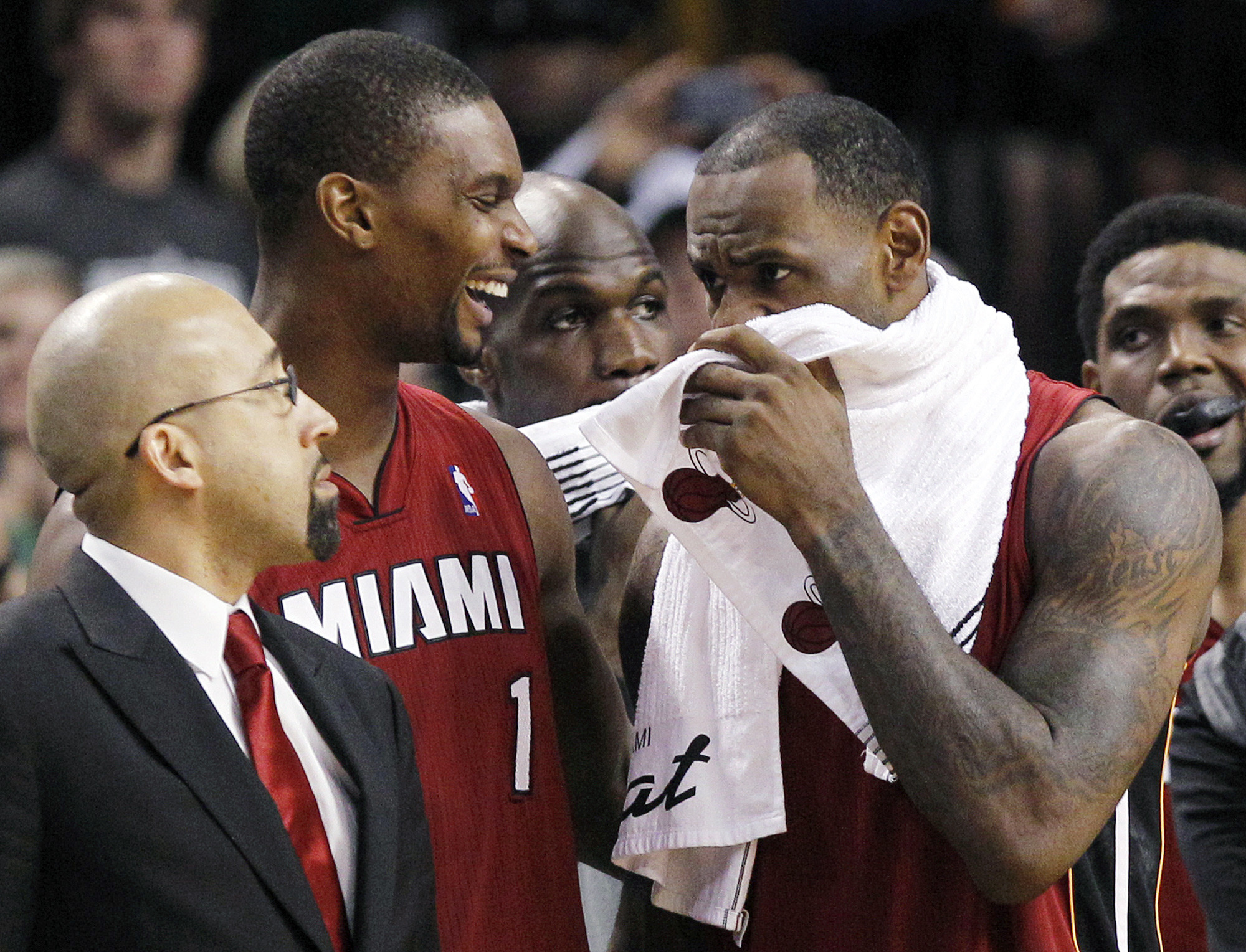 Bosh not starting in Game 7 for Heat
