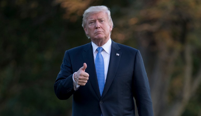 President Trump campaign officials claim the president deserves sole credit for increased economic growth because the Washington establishment has offered 