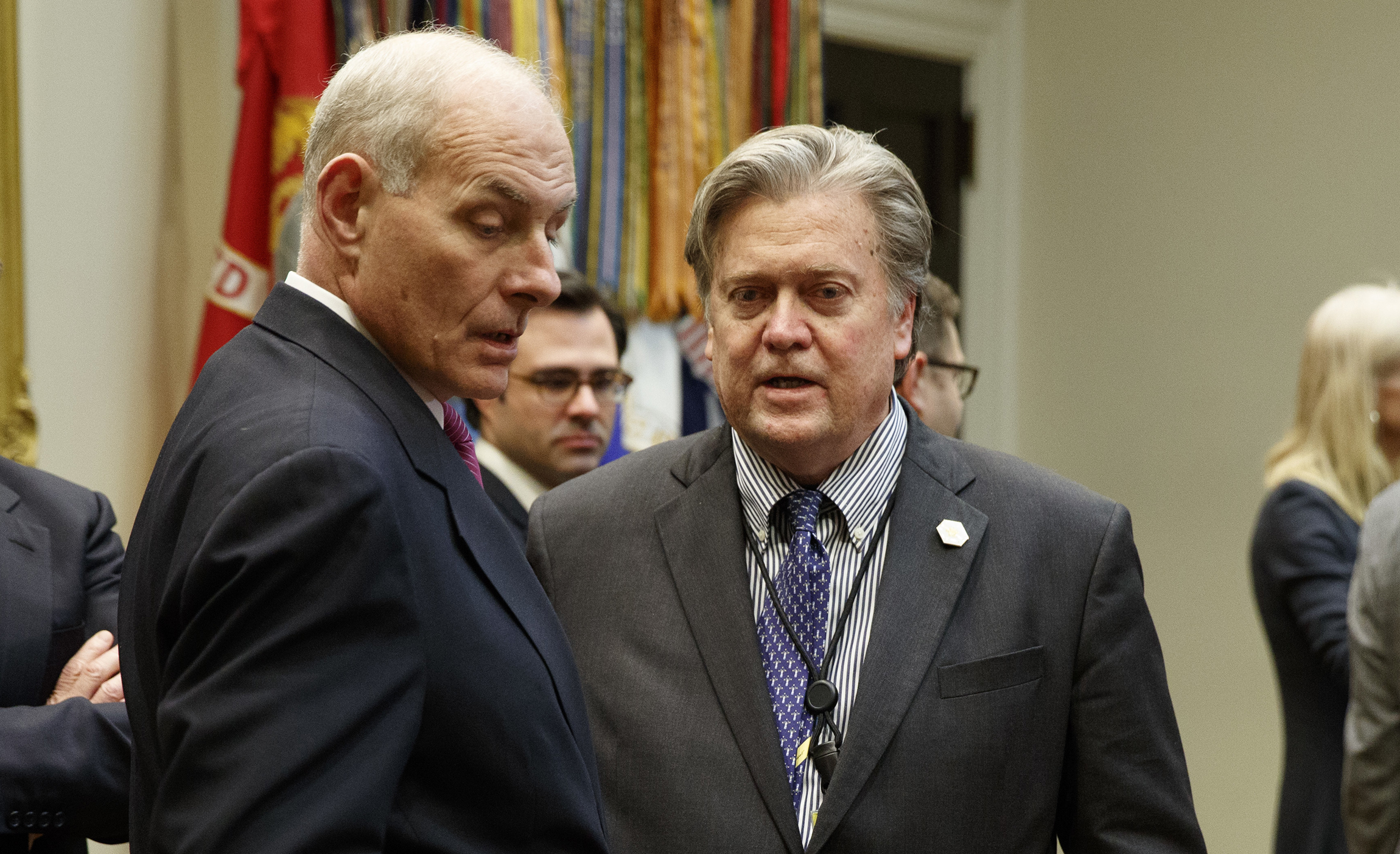 Steve Bannon fawns over John Kelly, but doesn’t think he can rein in Trump completely