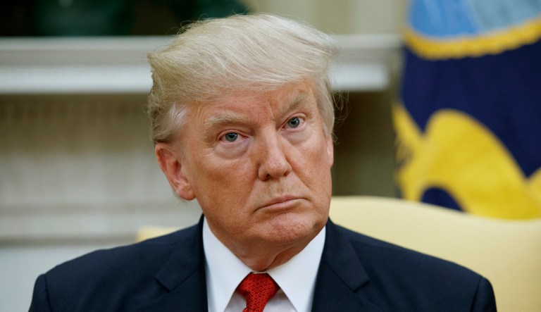 A new poll found public support for impeaching President Trump is higher today than it was for impeaching former President Richard Nixon in the summer of 1973, just as the Watergate scandal was beginning to unfold. (AP Photo/Evan Vucci)