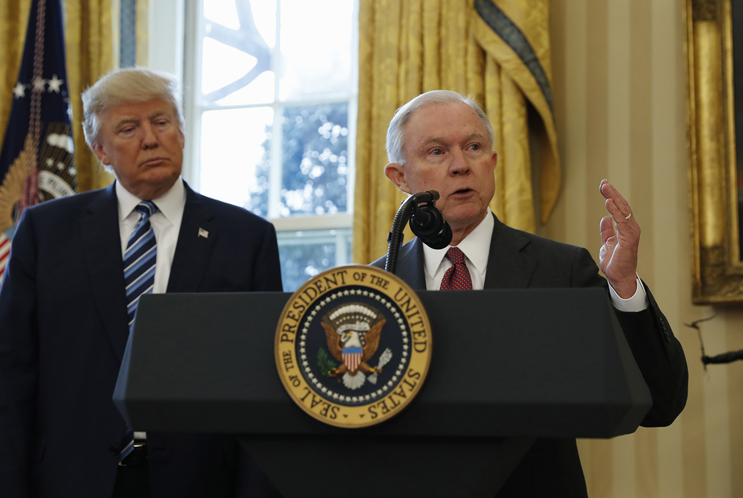 Sessions ‘disappointed’ in confirmation attacks