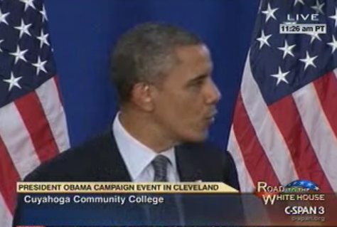 Video: Obama promises more election gaffes