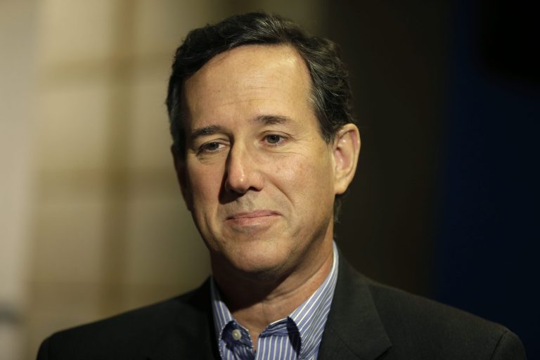 Former Republican presidential candidate Rick Santorum is spending time right now making movies, but he's not ruling out another presidential run in 2016. (AP Photo/Seth Wenig)