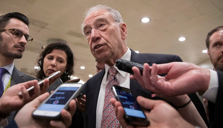 Senate Judiciary Committee Chairman Chuck Grassley, R-Iowa, said the committee has finished interviewing witnesses about the Trump Tower meeting, which Donald Trump Jr. attended with a Russian lawyer, Natalia Veselnitskaya. (AP Photo/J. Scott Applewhite)