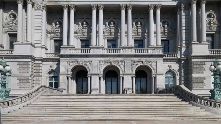 The Congressional Research Service is an agency of the Library of Congress dedicated to serving Congress. The west facade of the LOC Jefferson Building is pictured above. (Photo courtesy of the Library of Congress)