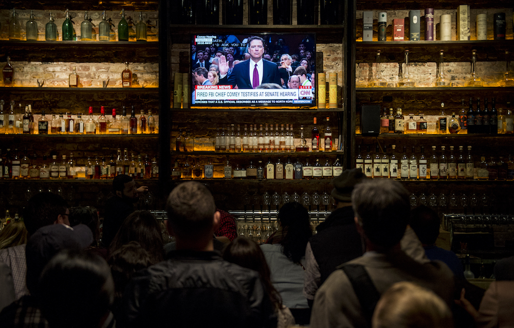Scenes from the Comey Bar Crawl