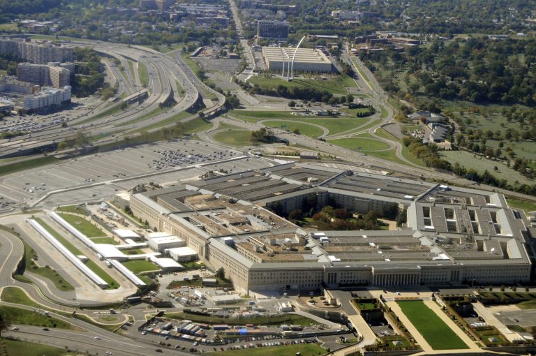 Pentagon contracts plunged 66 percent to $15.7 billion last month, the lowest level since January, driven by automatic U.S. spending cuts and a partial government shutdown.