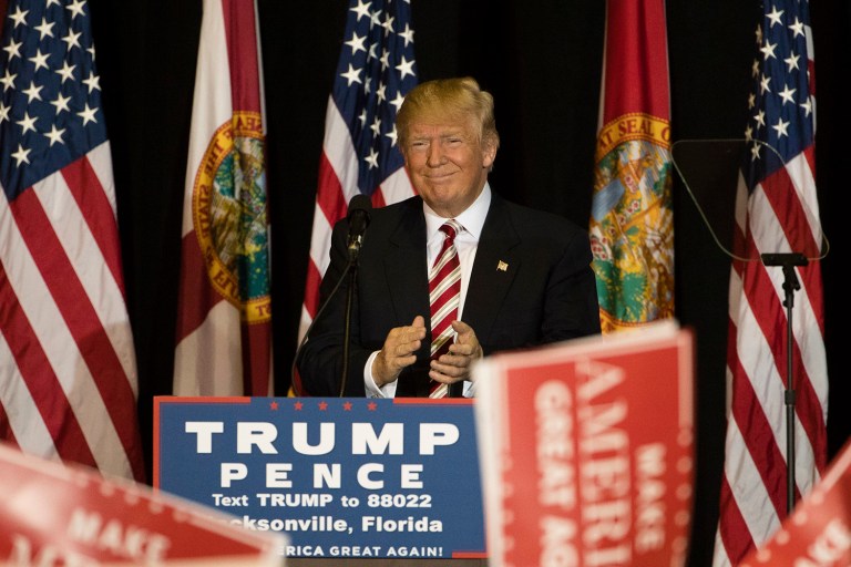 Republican presidential candidate Donald Trump said, 