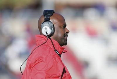 Jake Schoellkopf/APFormer New Mexico coach Mike Locksley is now Maryland's new offensive coordinator.