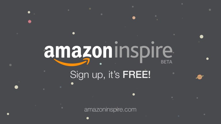 Amazon Inspire is expected to launch in late August or early September, when many public schools begin the school year. (Screen shot)