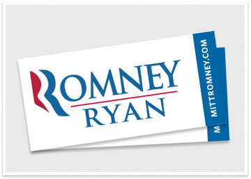 Romney-Ryan Bumper Sticker