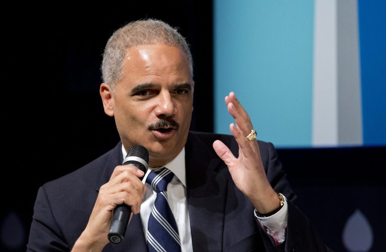 Attorney General Eric Holder speaks at the sixth annual 