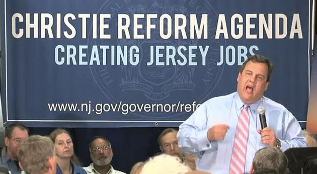 Christie equates Occupy Wall Street with Tea Party