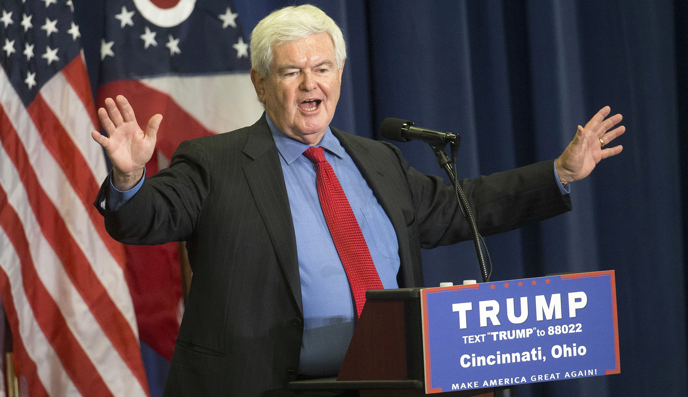 Newt Gingrich claims Trump lied about ‘tapes’ because ‘he’s not a professional politician’