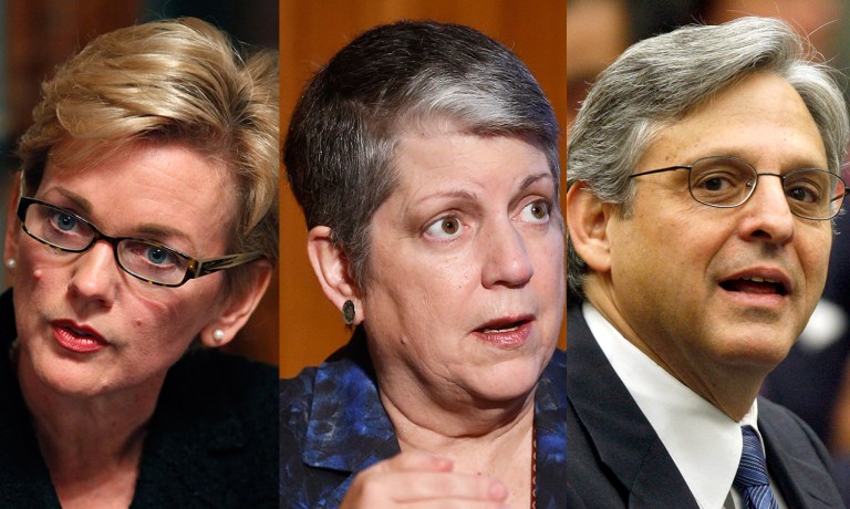 Jennifer Granholm, Janet Napolitano and Merrick Garland were on President Obama's past short list. (AP Photos)