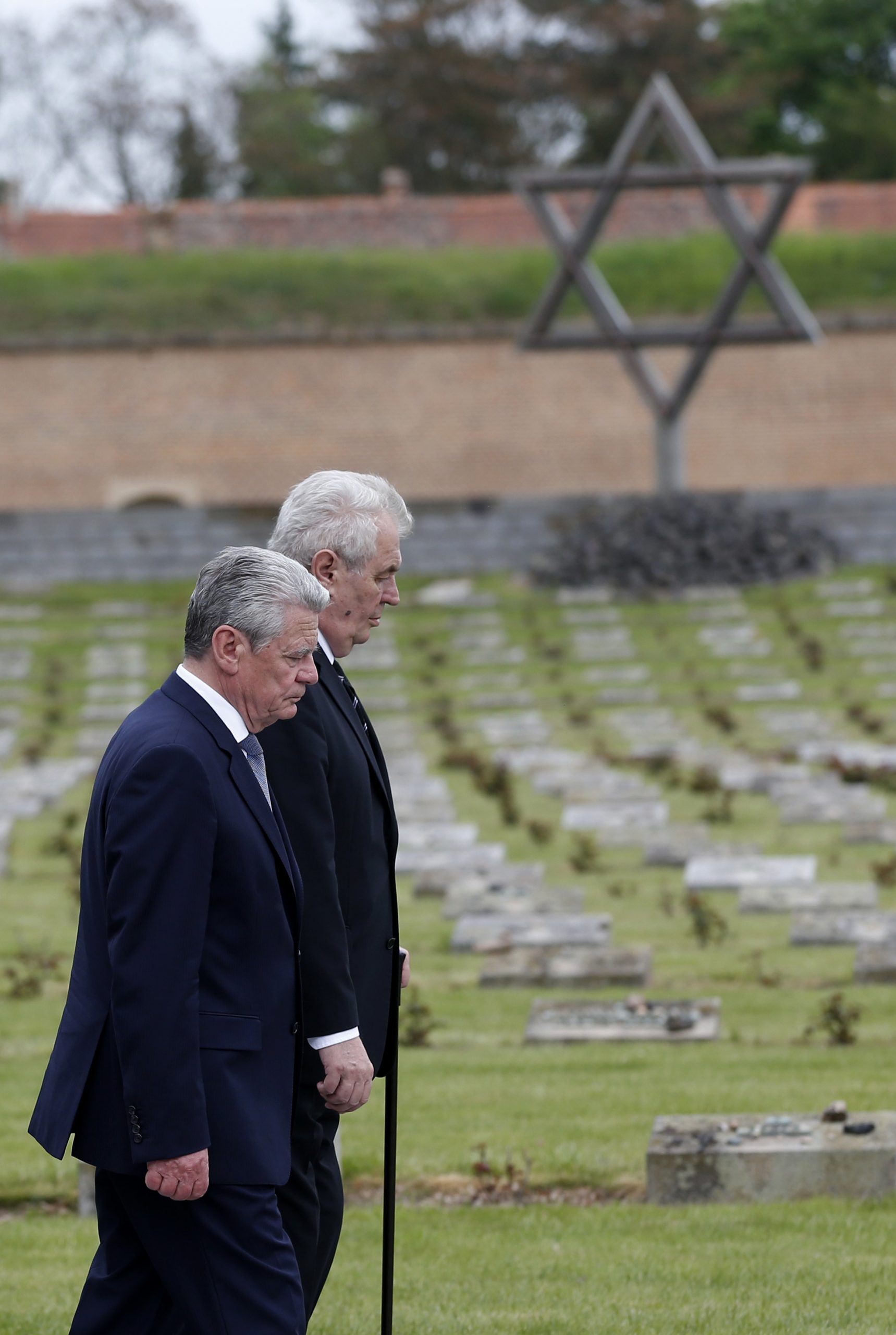 German president visits Nazi concentration camp