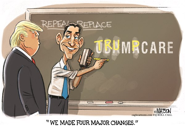 Editorial cartoon: Four major changes