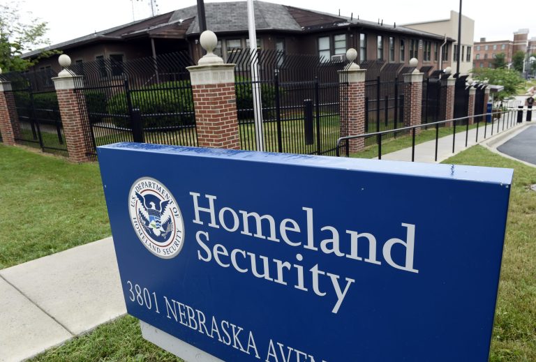 The Homeland Security Department headquarters in northwest Washington, Friday, June 5, 2015. (AP Photo/Susan Walsh)