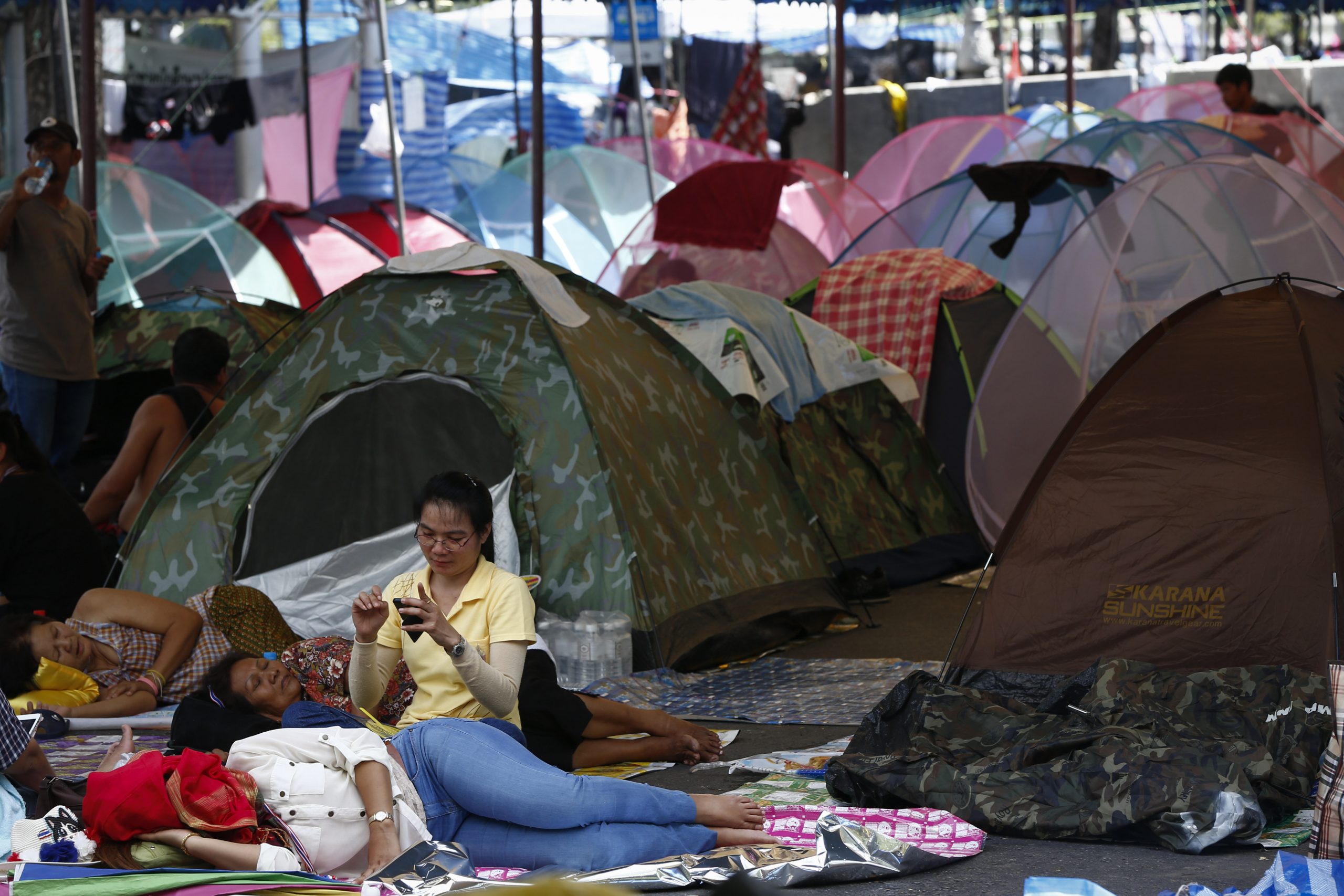 Thailand warns people to stay away from protests