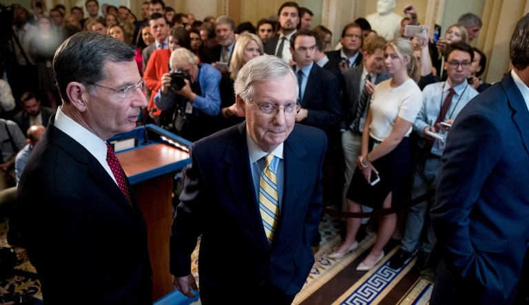 Removing the repeal of the 3.8 percent Obamacare capital gains tax will represent a continued refusal by congressional leaders to address out-of-control mandatory spending. (AP Photo/Andrew Harnik)