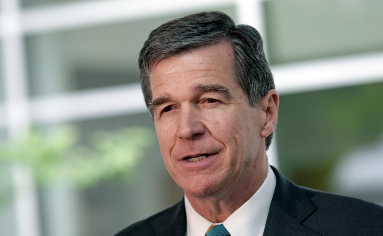 Gov. Roy Cooper said he wanted a clean repeal without a compromise, but knew the difficulty he was facing in getting one with North Carolina's GOP-controlled legislature. (AP Photo/Gerry Broome)