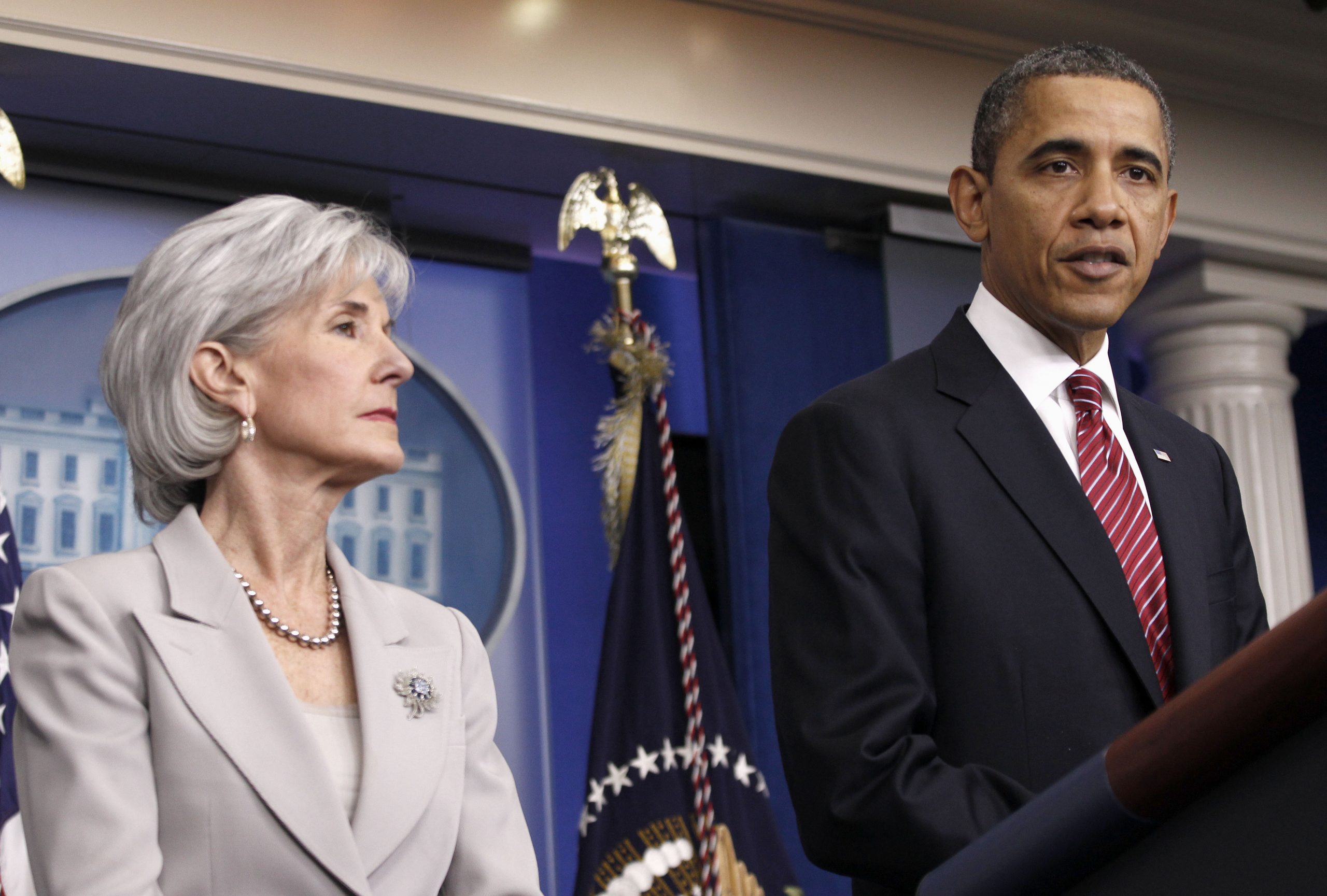 Don’t fire Kathleen Sebelius; her boss is the problem
