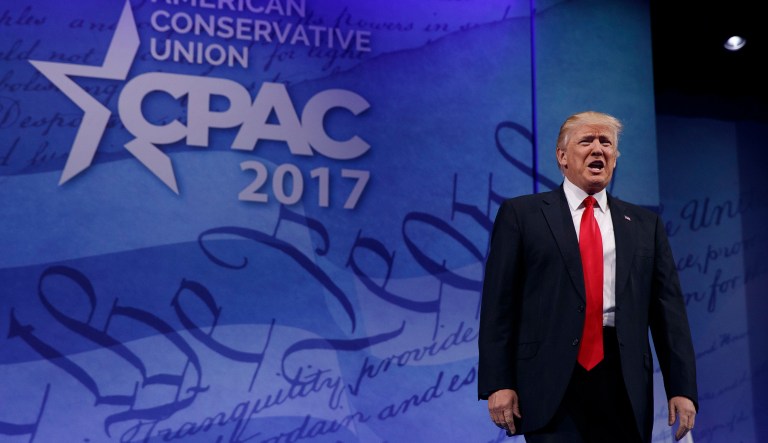 Hosted by the American Conservative Union, the Conservative Political Action Conference has always been the crown jewel of right-wing political advocacy. (AP Photo/Evan Vucci)