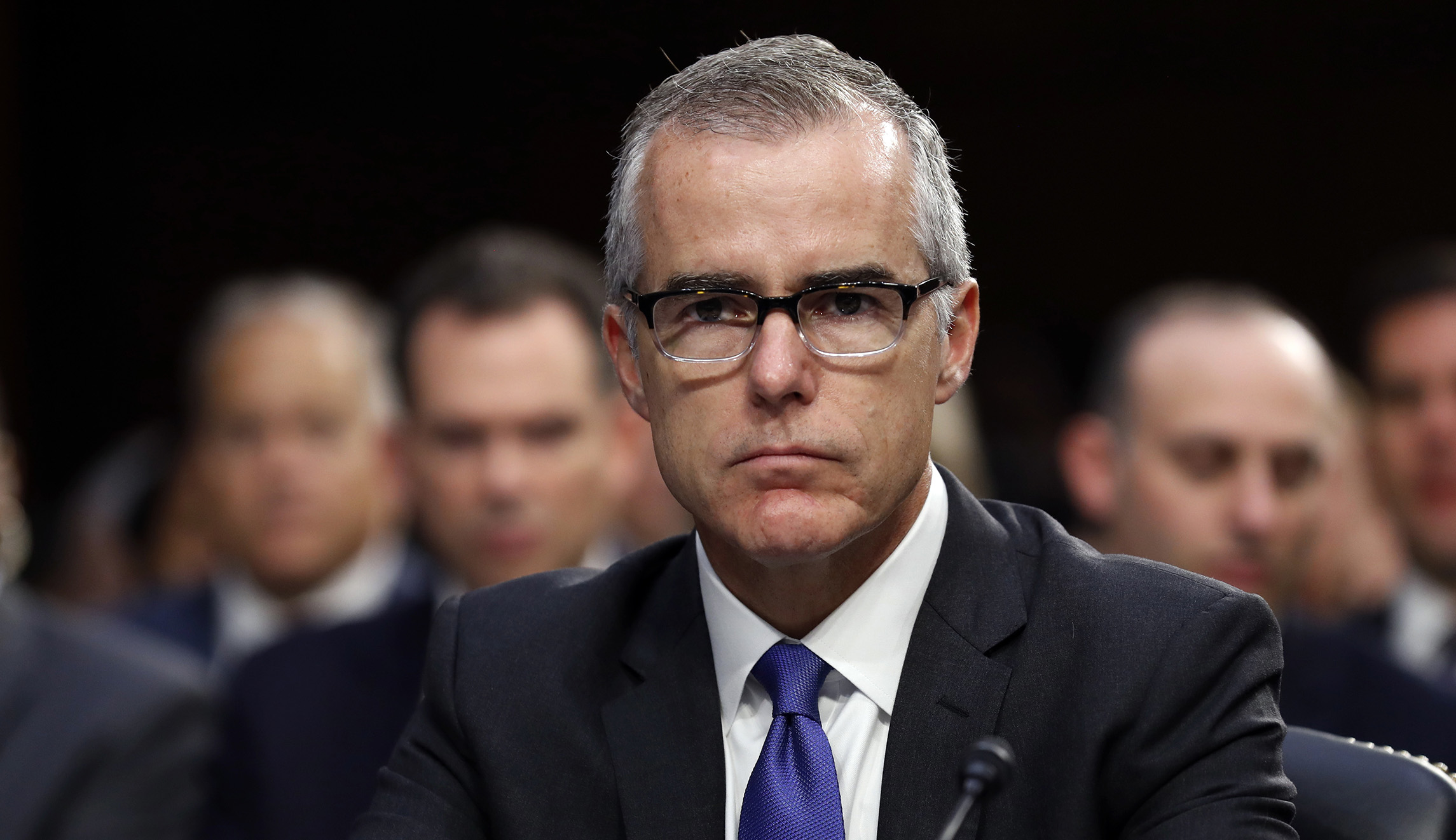 Andrew McCabe told FBI staff to ‘hang in there’ after James Comey firing