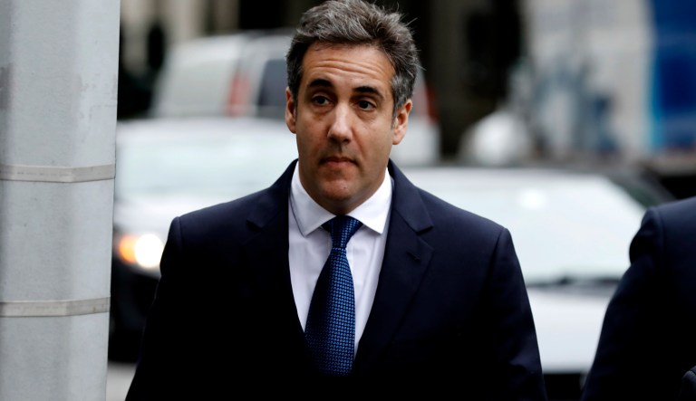 Michael Cohen, personal lawyer to President Trump, arrives at federal court in New York, U.S., on Wednesday, May 30, 2018.