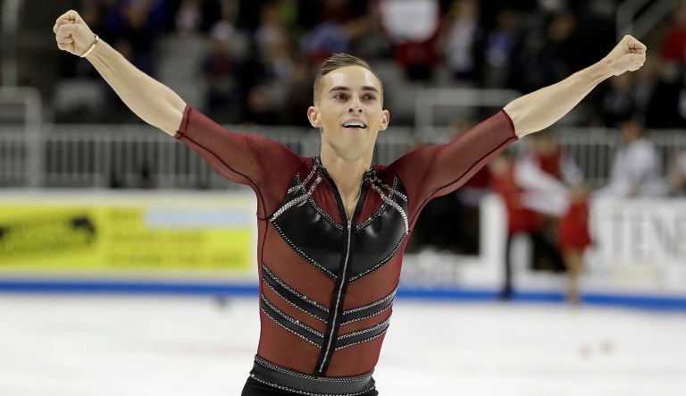 A USA Today story contained a quote from Adam Rippon in which he said, 