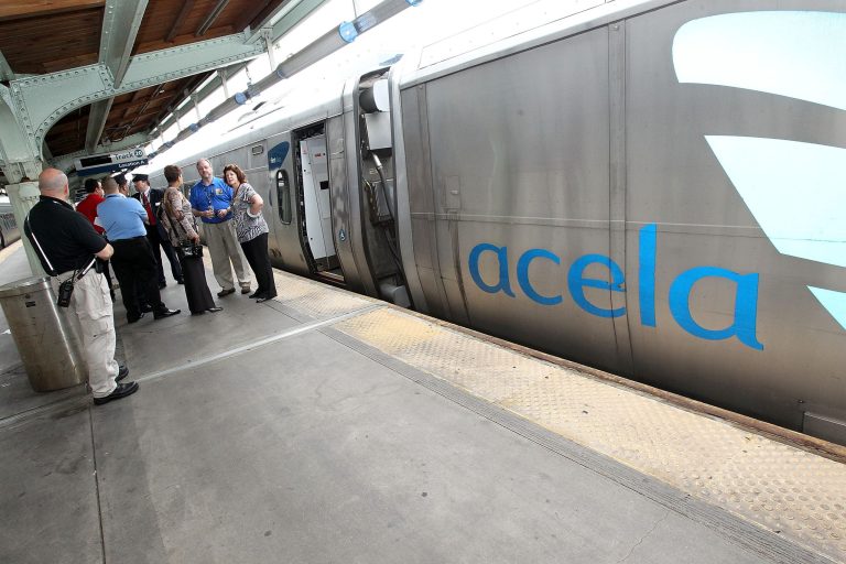 Acela trains, which run between Washington and Boston, serve as Amtrak's express service in the Northeast corridor.Â (Getty)