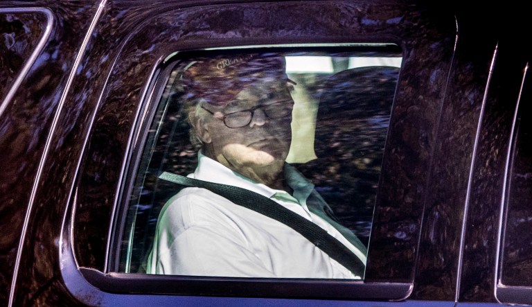 President Trump is just a few pounds short of obesity and is an avid fan of fast food, but the president has said his workaholic lifestyle and golfing have kept him physically and mentally in shape. (AP Photo/Andrew Harnik)