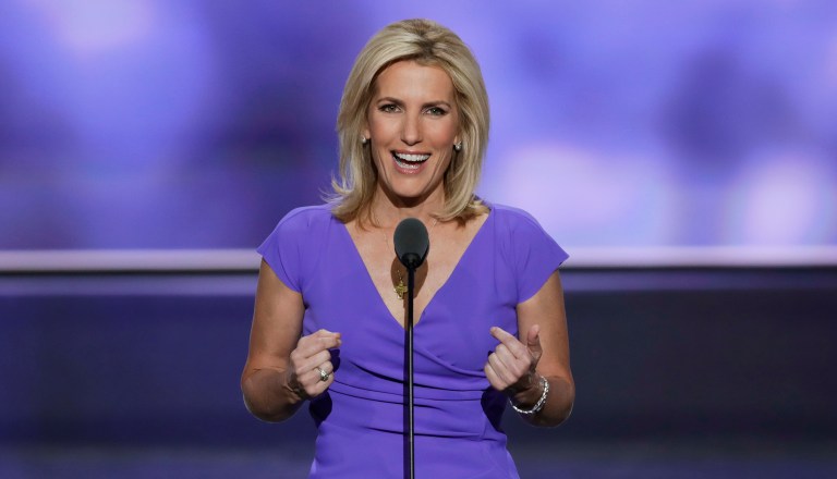 Laura Ingraham cracked a Harvey Weinstein joke at the Democrats' expense. (AP Photo/J. Scott Applewhite, File)