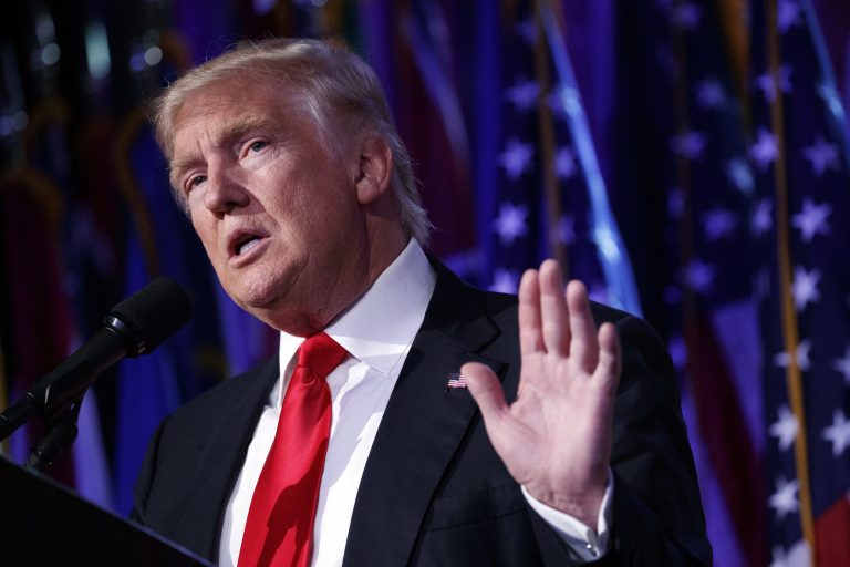 President Trump on Wednesday said he doubts a reporter just happened to find one of his old tax returns in the mail. (AP Photo/ Evan Vucci)