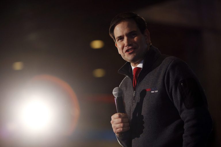 The main super PAC supporting Marco Rubio reported raising $14.4 million the second half of 2015 in its FEC filing. (Bloomberg/Luke Sharrett)
