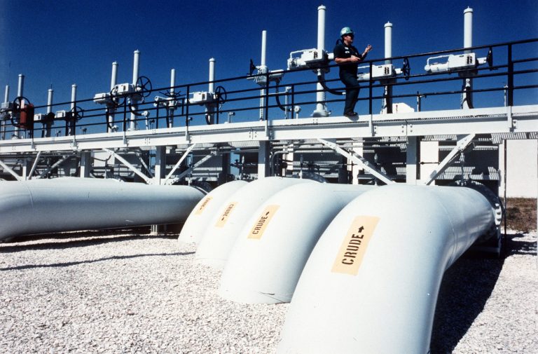 St. James Terminal,Â Â a U.S. Department of Energy ownedÂ marine unloading and distribution point for crude oil located southwest of Baton Rouge, La., is shown in this file photo. (AP Photo/U.S. Department of Energy)