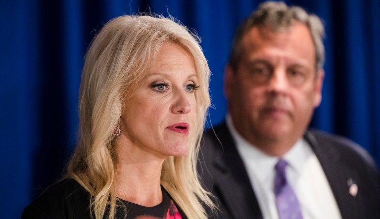 The former pollster will supervise the White House's efforts to combat opioid addiction. (AP Photo/Matt Rourke)